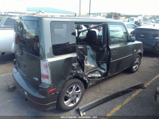 JTLKT324X64041047 - 2006 TOYOTA SCION XB Grau Foto 4