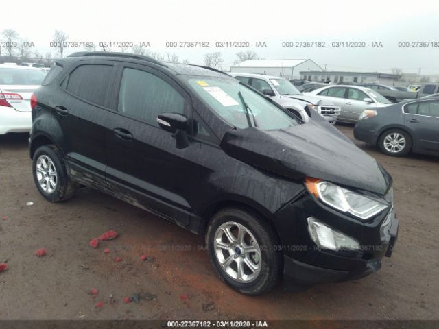 MAJ3P1TEXJC240409 - 2018 FORD ECOSPORT SE Black photo 1