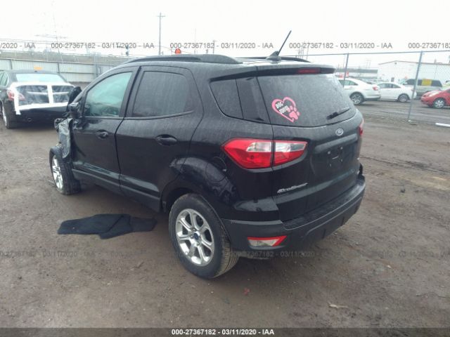 MAJ3P1TEXJC240409 - 2018 FORD ECOSPORT SE Black photo 3