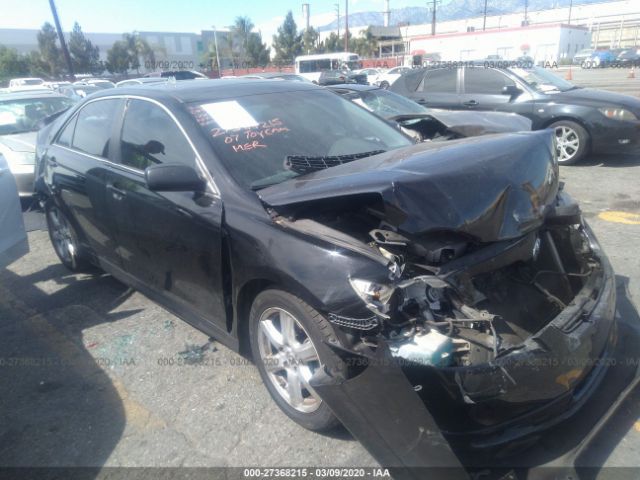 4T1BK46K47U026697 - 2007 TOYOTA CAMRY LE/XLE/SE Black photo 1