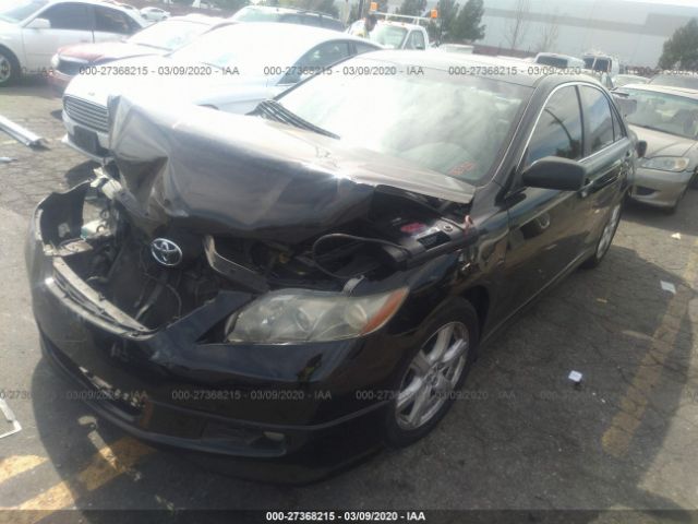 4T1BK46K47U026697 - 2007 TOYOTA CAMRY LE/XLE/SE Black photo 2