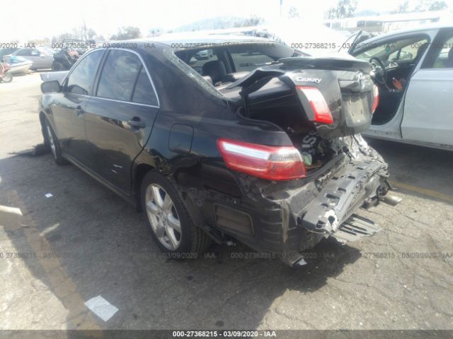 4T1BK46K47U026697 - 2007 TOYOTA CAMRY LE/XLE/SE Black photo 3