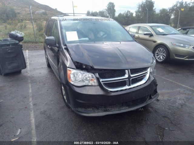 2C4RDGCG1GR275504 - 2016 DODGE GRAND CARAVAN SXT Gray photo 6