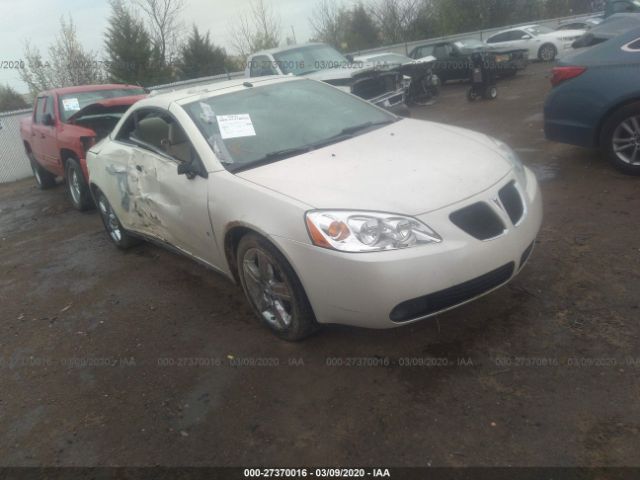 1G2ZH361X84254969 - 2008 PONTIAC G6 GT White photo 1