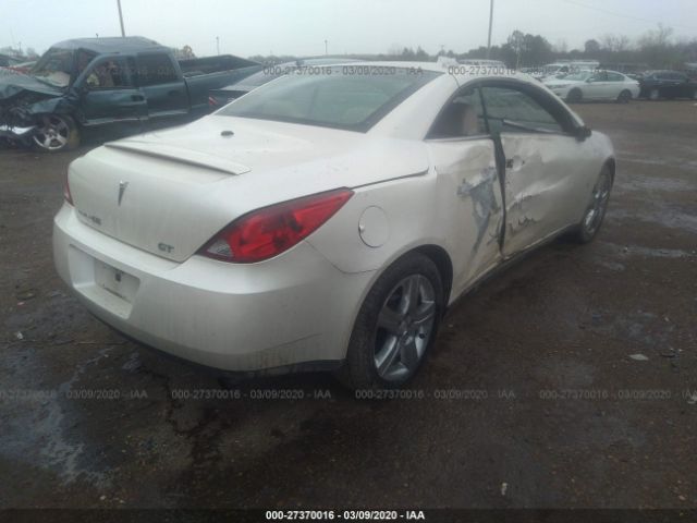 1G2ZH361X84254969 - 2008 PONTIAC G6 GT White photo 4