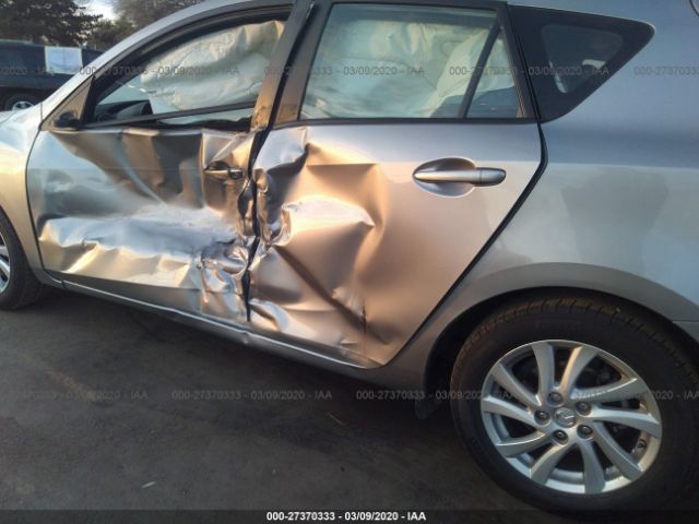 JM1BL1L82C1553321 - 2012 MAZDA 3 I Silver photo 6