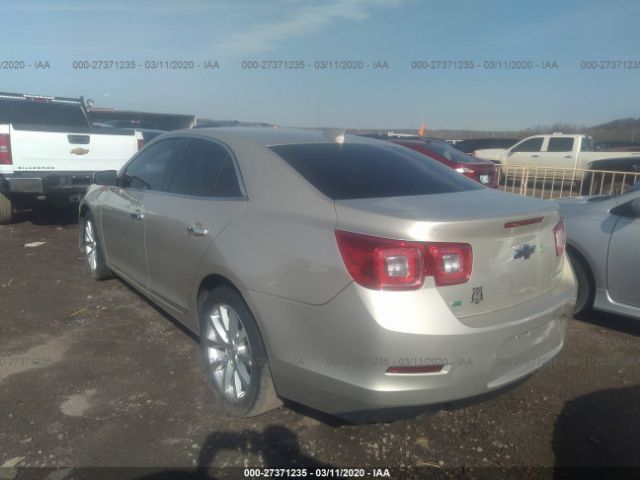 1G11F5SL3FF277098 - 2015 CHEVROLET MALIBU LTZ 金色 照片 3