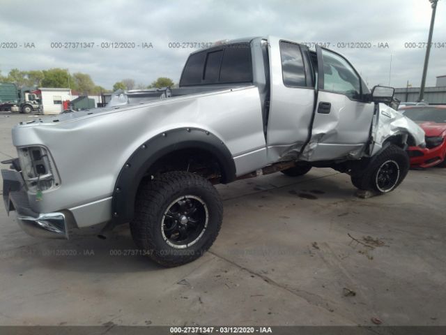 1FTPX14596KA92731 - 2006 FORD F150  Silver photo 4