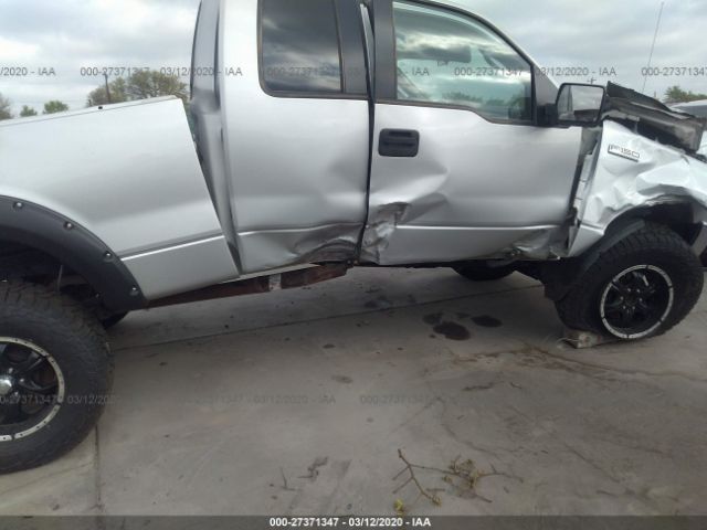 1FTPX14596KA92731 - 2006 FORD F150  Silver photo 6