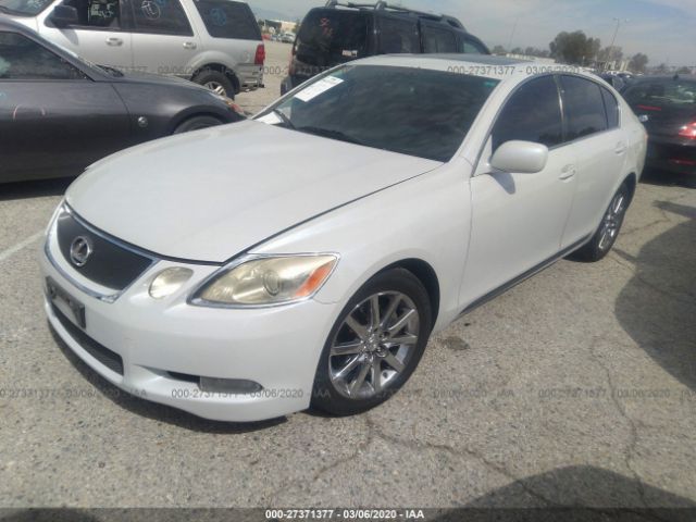 JTHBH96S365027623 - 2006 LEXUS GS 300 White photo 2