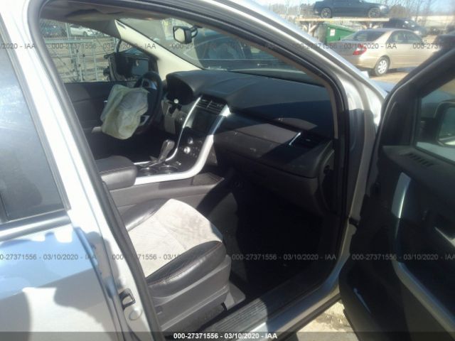 2FMDK4JC4EBA76415 - 2014 FORD EDGE SEL Silver photo 5