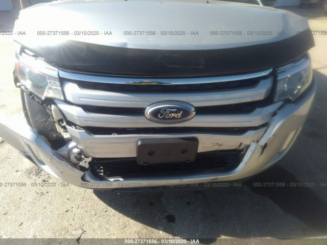 2FMDK4JC4EBA76415 - 2014 FORD EDGE SEL Silver photo 6