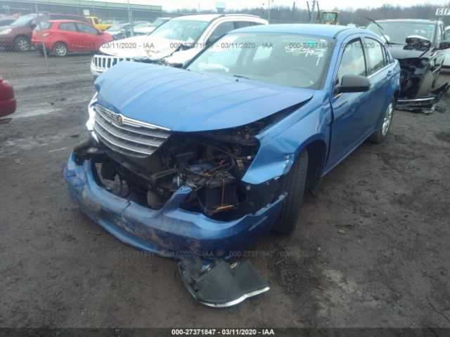 1C3LC46K98N120239 - 2008 CHRYSLER SEBRING LX Blue photo 2