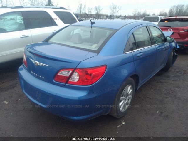 1C3LC46K98N120239 - 2008 CHRYSLER SEBRING LX Blue photo 4