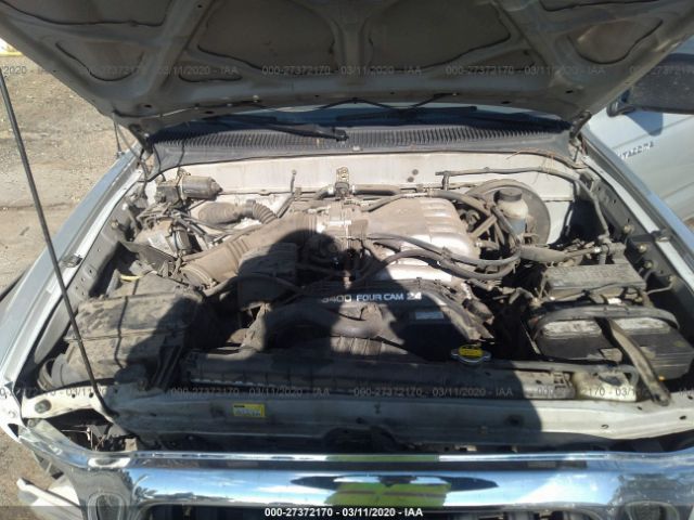 5TEGN92N13Z149678 - 2003 TOYOTA TACOMA DOUBLE CAB PRERUNNER Silver photo 10