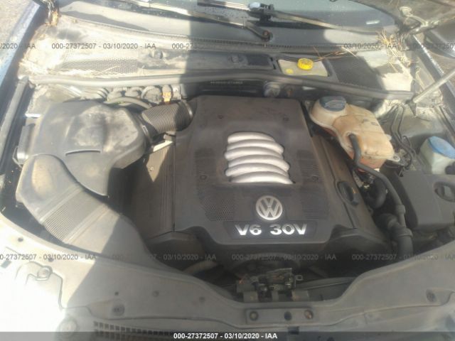 WVWWH63B14E114696 - 2004 VOLKSWAGEN PASSAT GLX Gray photo 10