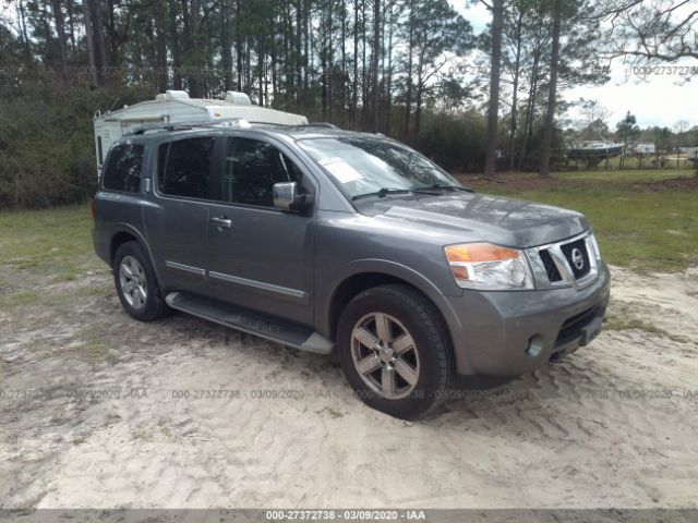 5N1BA0NF1DN611842 - 2013 NISSAN ARMADA PLATINUM Gray photo 1