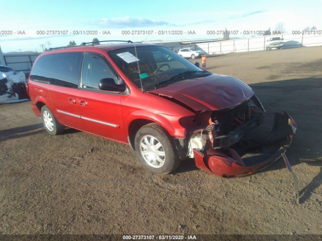 2C4GP54L95R157874 - 2005 CHRYSLER TOWN & COUNTRY TOURING Red photo 1