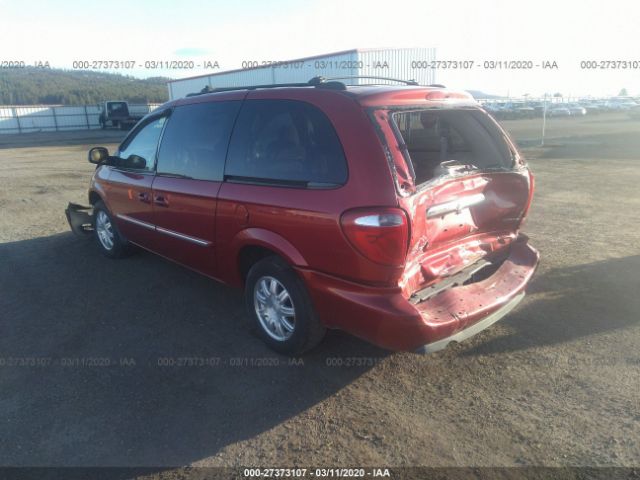 2C4GP54L95R157874 - 2005 CHRYSLER TOWN & COUNTRY TOURING Red photo 3