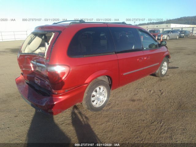 2C4GP54L95R157874 - 2005 CHRYSLER TOWN & COUNTRY TOURING Red photo 4