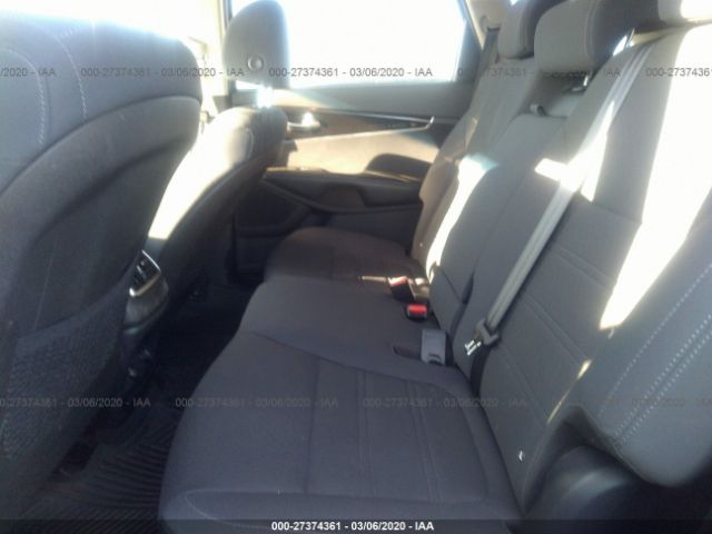 5XYPG4A36KG433880 - 2019 KIA SORENTO L/LX Dark Blue photo 8