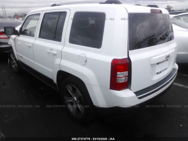 1C4NJPFA1GD621231 - 2016 JEEP PATRIOT LATITUDE White photo 3