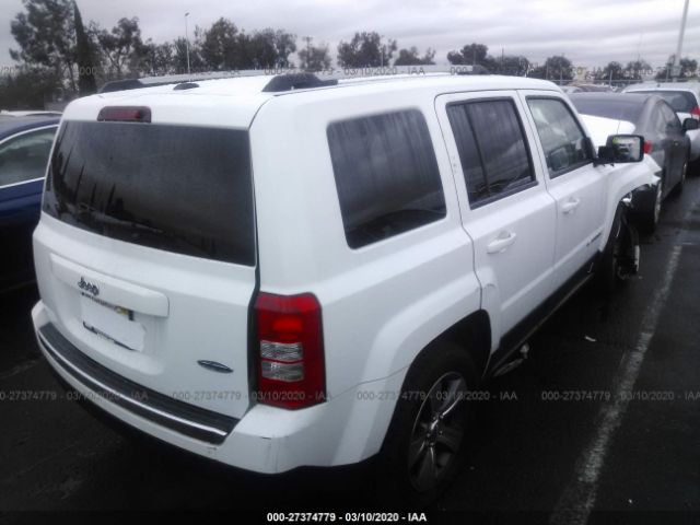 1C4NJPFA1GD621231 - 2016 JEEP PATRIOT LATITUDE White photo 4