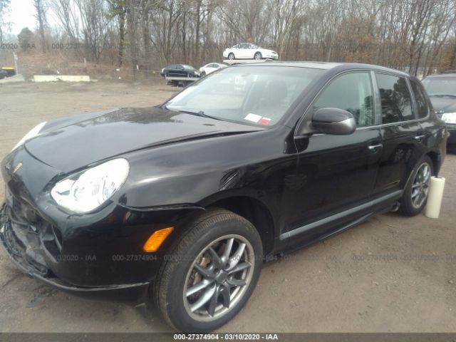 WP1AB29P86LA68322 - 2006 PORSCHE CAYENNE S Black photo 2