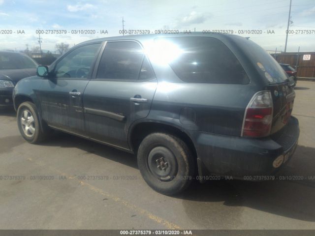 2HNYD18256H514525 - 2006 ACURA MDX  Blue photo 3