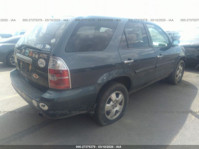 2HNYD18256H514525 - 2006 ACURA MDX  Blue photo 4