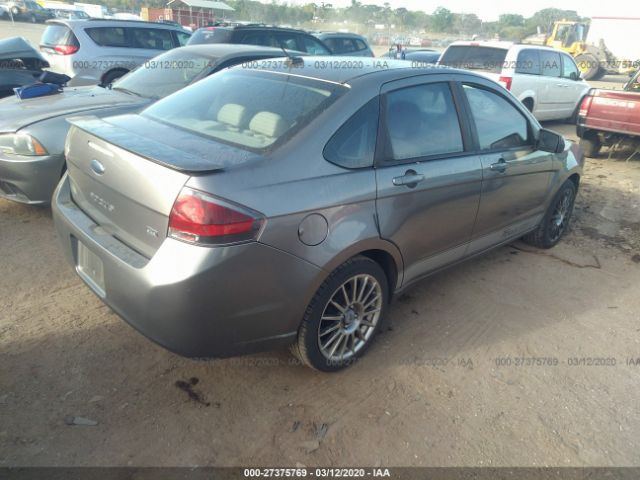 1FAHP3GN1BW153736 - 2011 FORD FOCUS SES Gray photo 4