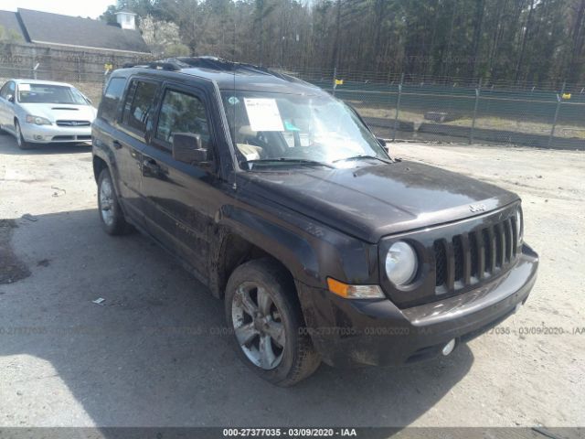 1C4NJPFB9ED799569 - 2014 JEEP PATRIOT LATITUDE Maroon photo 1