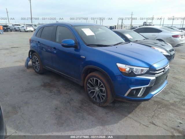 JA4AP4AUXKU027740 - 2019 MITSUBISHI OUTLANDER SPORT SE/GT Blue photo 1