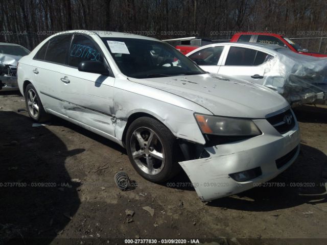 5NPEU46F48H357273 - 2008 HYUNDAI SONATA SE/LIMITED White photo 1