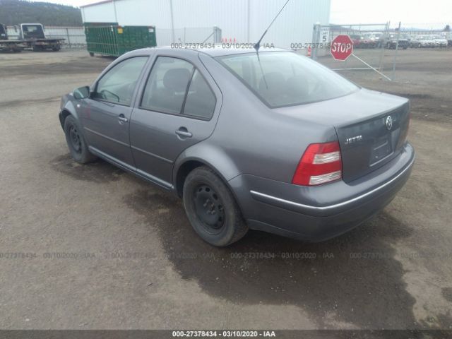 3VWSK69M44M117074 - 2004 VOLKSWAGEN JETTA GLS Gray photo 3