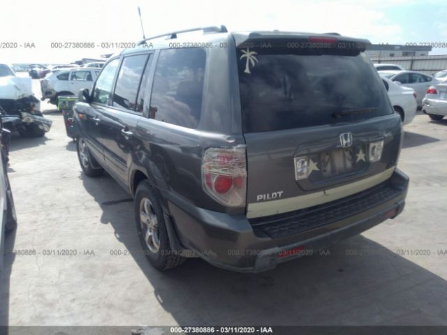 5FNYF28398B019476 - 2008 HONDA PILOT SE Gray photo 3