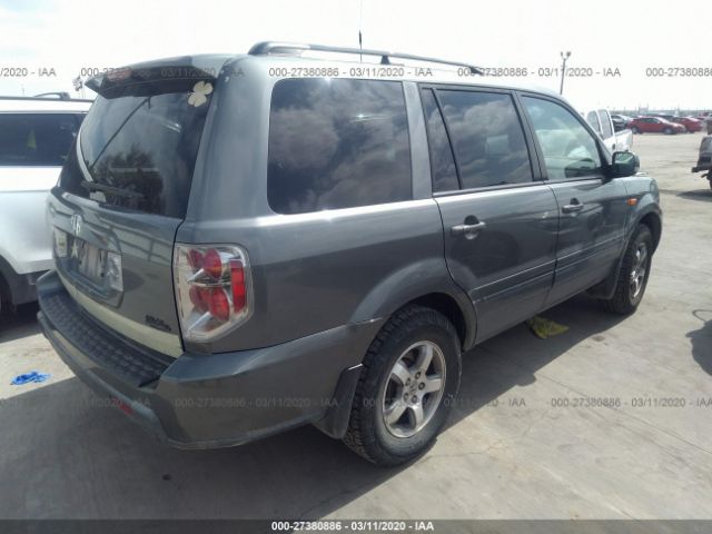 5FNYF28398B019476 - 2008 HONDA PILOT SE Gray photo 4