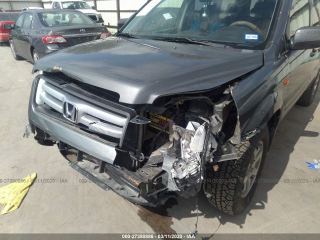 5FNYF28398B019476 - 2008 HONDA PILOT SE Gray photo 6