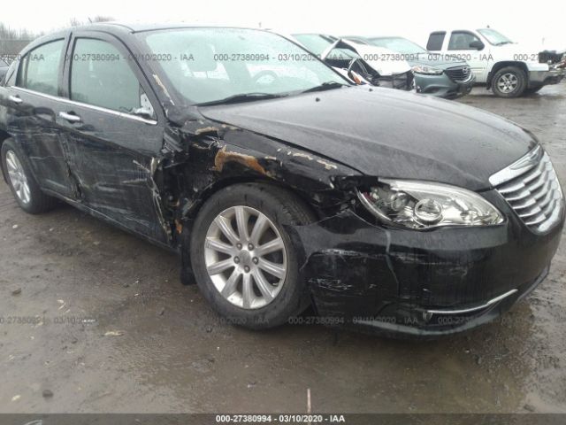 1C3CCBCG1DN739285 - 2013 CHRYSLER 200 LIMITED Black photo 6