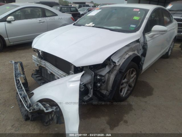 3FA6P0HD8GR226400 - 2016 FORD FUSION SE White photo 6