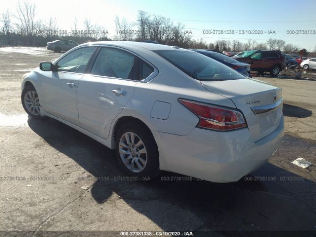 1N4AL3AP0FC134254 - 2015 NISSAN ALTIMA 2.5/S/SV/SL White photo 3