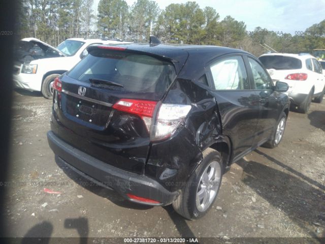 3CZRU5H3XLM703334 - 2020 HONDA HR-V  Black photo 4