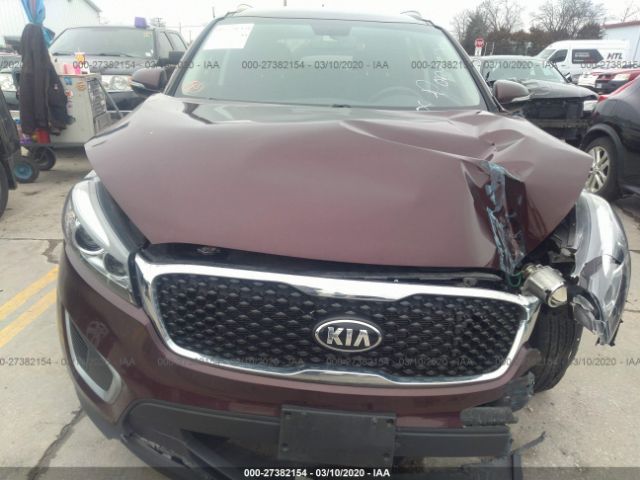 5XYPG4A33HG246492 - 2017 KIA SORENTO LX/L Burgundy photo 6