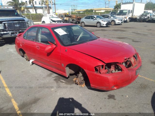 3N1AB51D35L594240 - 2005 NISSAN SENTRA SE-R SPEC V Red photo 1