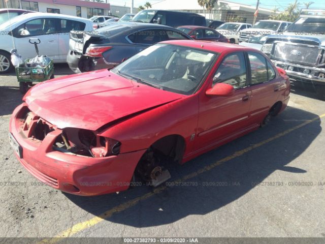 3N1AB51D35L594240 - 2005 NISSAN SENTRA SE-R SPEC V Red photo 2