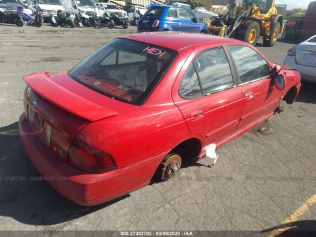 3N1AB51D35L594240 - 2005 NISSAN SENTRA SE-R SPEC V Red photo 4