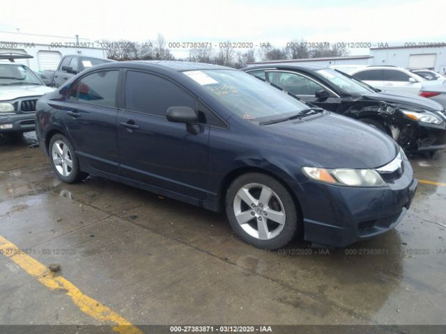 2HGFA166X9H529006 - 2009 HONDA CIVIC  Blue photo 1