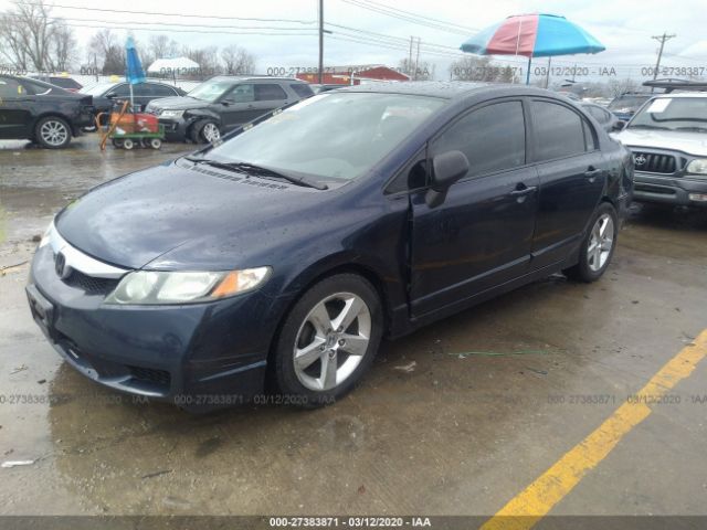 2HGFA166X9H529006 - 2009 HONDA CIVIC  Blue photo 2