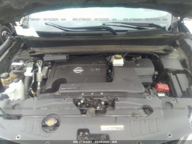 5N1AR2MN7FC643251 - 2015 NISSAN PATHFINDER S/SV/SL/PLATINUM Blue photo 10