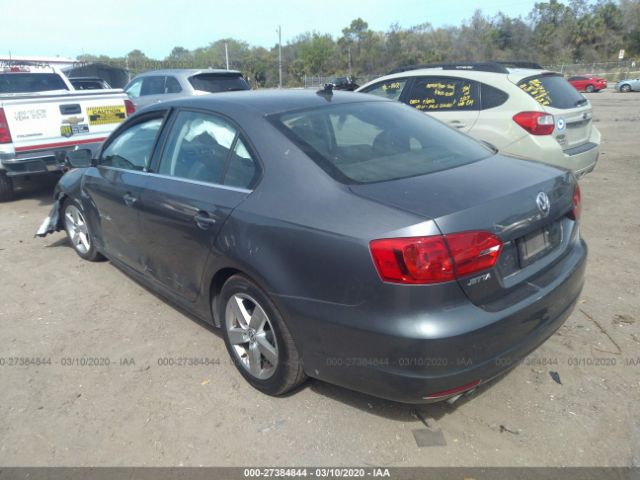 3VWLL7AJ9EM250052 - 2014 VOLKSWAGEN JETTA TDI Gray photo 3